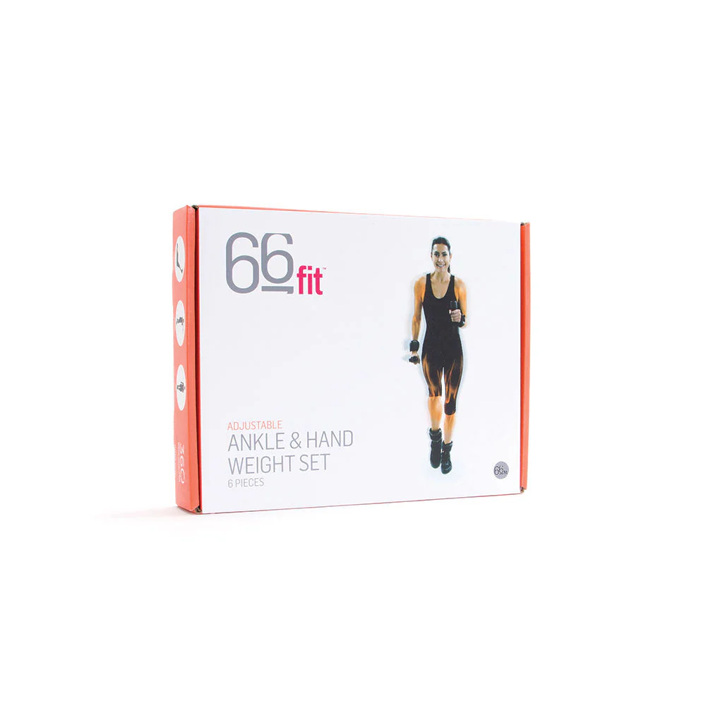 66fit Ankle, Wrist And Dumbbells Cuff Weight Set - 4kg - Image 3