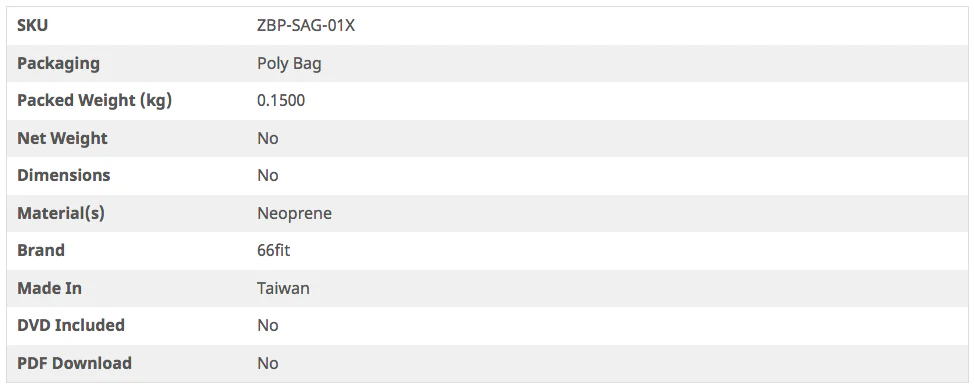 66fit Aqua Swim Gloves - Image 7