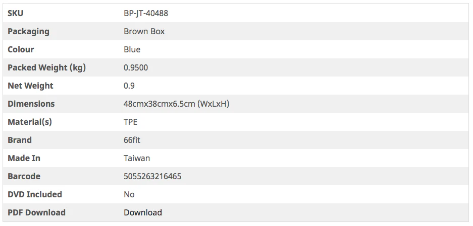 66fit Tpe Balance Pad 48cm x 40cm x 6.2cm - Image 10