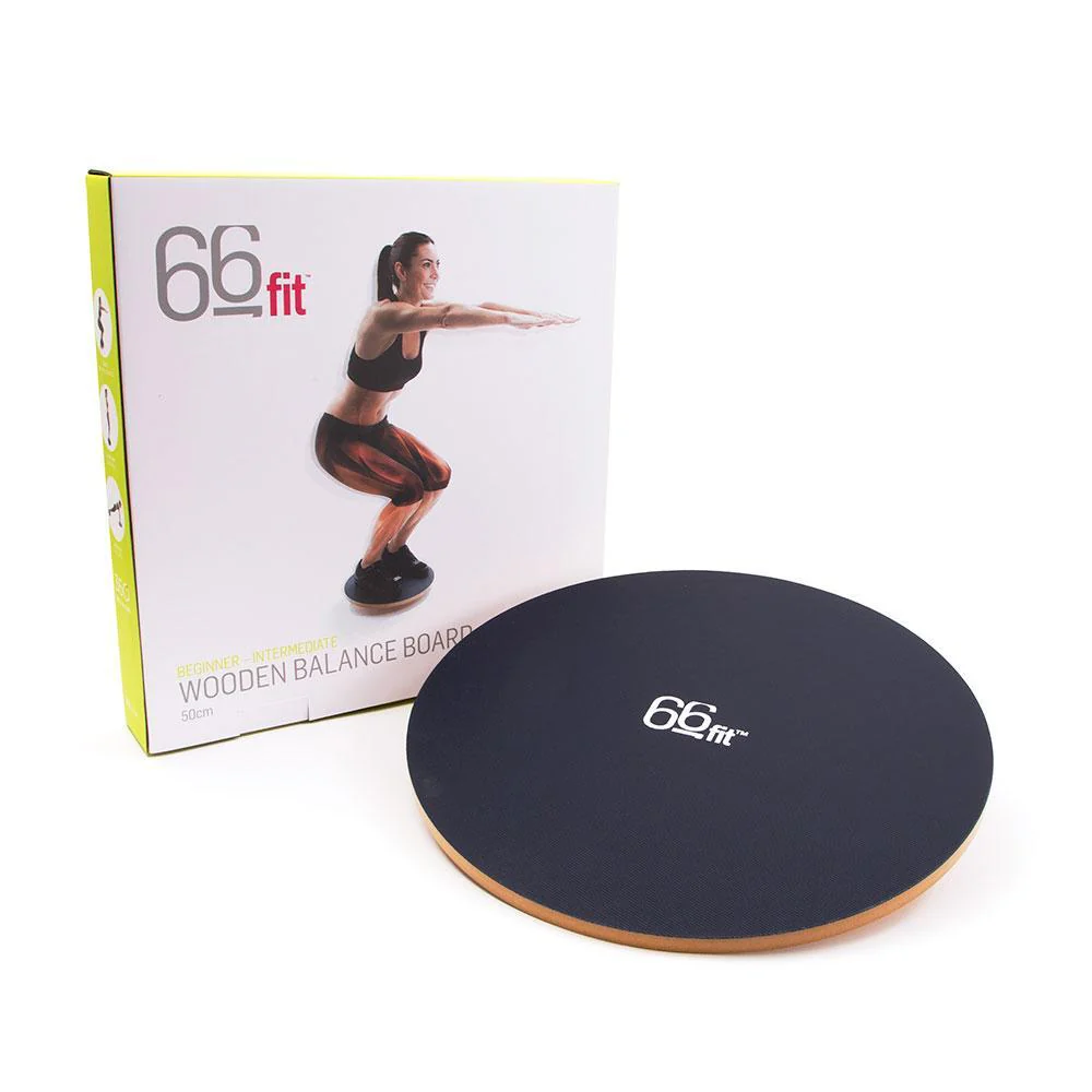 66fit Wooden Balance Board - Pvc Surface - 50cm - Image 10