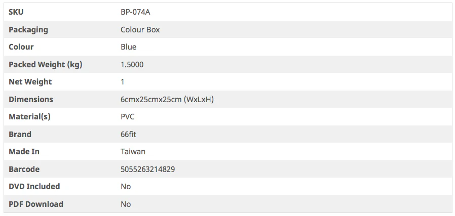 66fit Junior Inflatable Wedge Cushion - With Pump - Image 5